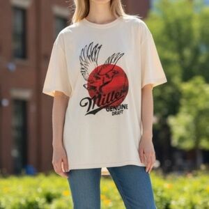 NWT - Miller Genuine Draft Graphic T-shirt - Mens Small - Junk Food Clothing